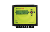 Descon®trol R meet- en regelapparaat met compacte meetcel, sensoren en wandhouder voor complete waterbehandeling.