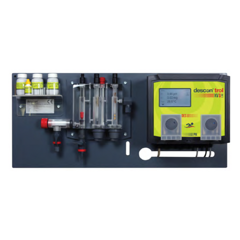 Descontrol-trol XV S compleet systeem vrij CHLOOR / redox / pH / t. Inclusief datalogger met SD-kaart.