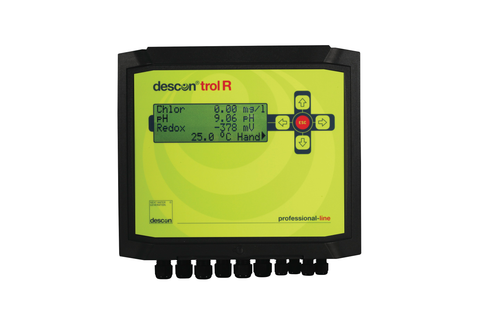 12400 descon® trol R Version free chlorine | redox | pH | t Device with measuring cabl