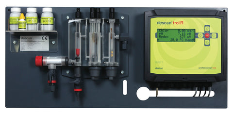 descon® trol R Version free chlorine | pH | t with measuring section