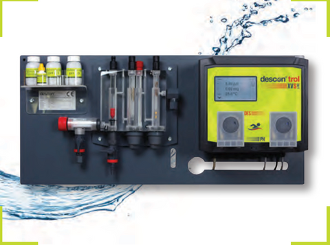 11215XV descon® trol XVS | with touch control panel Version CHLORINE-FREE | pH | t | controlled Complete system