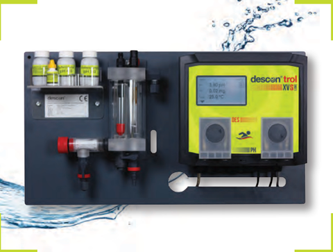 11210XV descon® trol XVS | with touch control panel Version CHLORINE-FREE | pH | t | time-controlled Complete system
